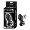 Nasstoys SensaPlunge X1: Remote-Controlled Vibrating and Rotating Anal Plug for Intense Pleasure (Black) - Adult Naughty Store