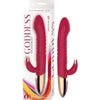 Nasstoys Goddess Thrusting Delight Red Dual Stimulating Rechargeable G-Spot and Prostate Vibrator - Adult Naughty Store