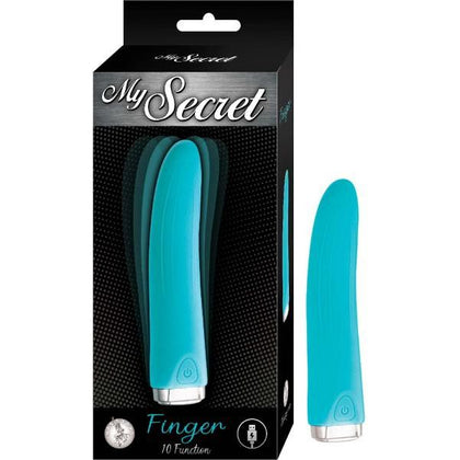 Nasstoys Aqua Blue My Secret Finger Vibrator - Model 007 For Women - G-Spot Stimulation - Aqua Blue - Adult Naughty Store