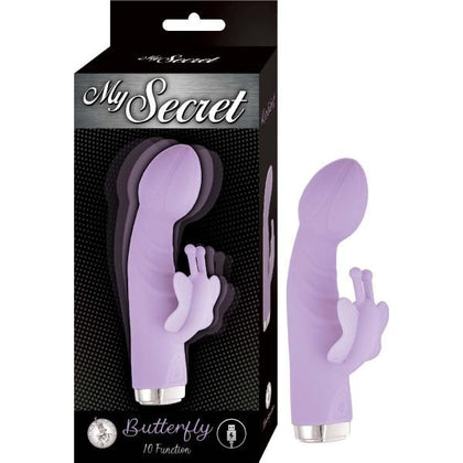 Experience Supreme Pleasure with Nasstoys My Secret Butterfly Rabbit Vibrator in Sultry Purple - Model NS9001 - For Her