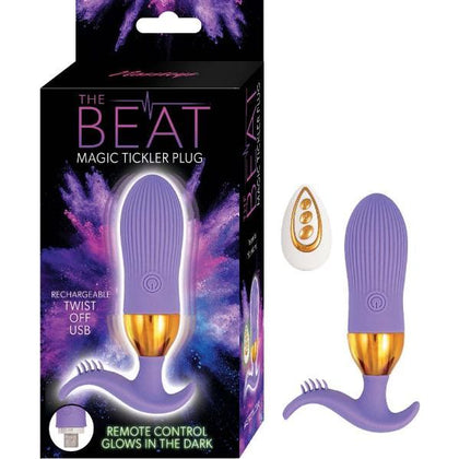 Nasstoys Beat Magic Tickler Plug Purple - Powerful Remote Controlled Anal Pleasure for All Genders