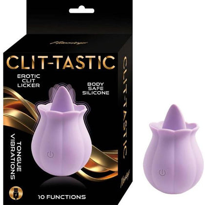 Nasstoys Clit-Tastic Erotic Clit Licker Lavender Purple Vibrator - Model 00X: Ultimate Pleasure for Women
