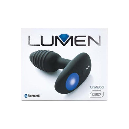 OhMiBod Lumen Interactive Bluetooth Plug - Model X1 - Unisex Anal Pleasure Toy - Vibrant Purple