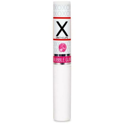 Sensuva X On The Lips Bubble Gum Lip Balm - Unisex Vibrating Lip Balm for Electrifying Kisses - Model X1 - Gender-Friendly Pheromone Infused - Enhances Attraction and Pleasure - Bubble Gum Pi - Adult Naughty Store