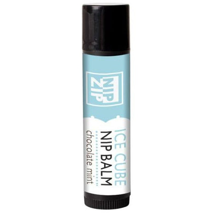 Introducing the SensaPleasure Nip Zip Chocolate Mint Nipple Balm - Model NP-15, for Enhanced Sensations and Pleasure in a Refreshing Minty Flavor. - Adult Naughty Store