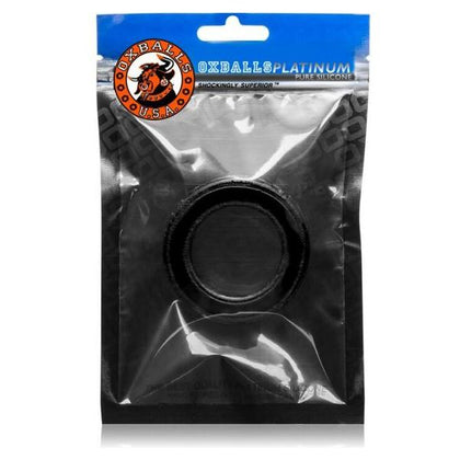 Oxballs Pig-Ring Comfort Cock Ring Black - Model PR-001 - For Men - Enhances Pleasure and Stamina