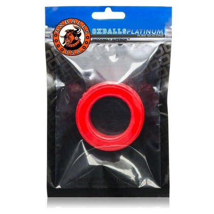 Oxballs Pig-Ring Comfort Cock Ring Red - Model PR-001 - For Enhanced Pleasure and Lasting Stamina