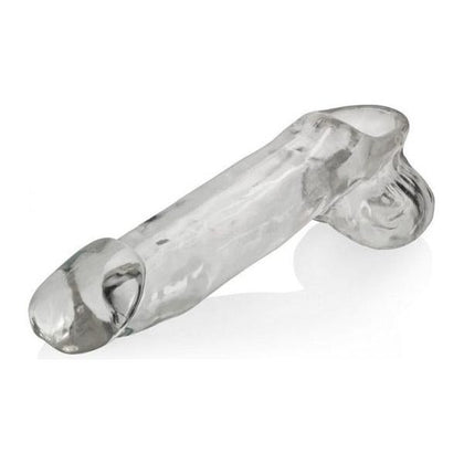 Oxballs Daddy Cock Sheath with Balls - Model X2: The Ultimate Pleasure Enhancer for Men - Clear - Adult Naughty Store