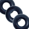 Oxballs Ringer 3 Pack Night Black Silicone Cock Rings - Enhancing Pleasure for Men's Intimate Play (Model: R3PNB-2022)