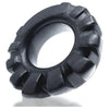 Oxballs Cock Lug Lugged Cockring Black - Model CL-01 - Enhance Your Pleasure and Confidence with this Premium Silicone Cockring