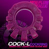 Oxballs Cock Lug Lugged Cock Ring Plum - Model CL-01 - For Men - Enhances Bulge and Pleasure - Vibrant Purple