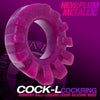 Oxballs Cock Lug Lugged Cock Ring Plum - Model CL-01 - For Men - Enhances Bulge and Pleasure - Vibrant Purple - Adult Naughty Store