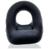 Oxballs 360 Dual Use Cock Ring Night - Enhancing Pleasure, Intense Stimulation, and Stretching Sensation - Black