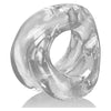 Oxballs Meat Bulge Enhancing Cock Ring Clear - Model MBCR-2022 | For Men | Intensify Your Pleasure and Boost Your Bulge - Adult Naughty Store