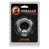 Oxballs Gauge Cock Ring - Steel Silver: The Ultimate Pleasure Enhancer for Men - Adult Naughty Store