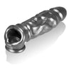 Oxballs Butch Cocksheath with Adjustable Fit Steel Silver - Enhance Your Pleasure with this Versatile Male Sex Toy - Adult Naughty Store