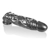 Oxballs Butch Cocksheath with Adjustable Fit Steel Silver - Enhance Your Pleasure with this Versatile Male Sex Toy - Adult Naughty Store