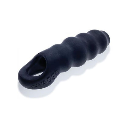 Oxballs Invader Cocksheath Black Ice - Innovative Open-Ended Sheath for Maximum Stimulation and Pleasure