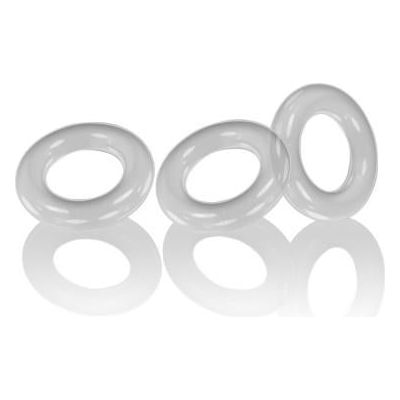 Oxballs Willy Rings 3 Pack Clear Cock Rings - Stretchy Tight Rings for Endless Pleasure