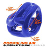 Oxballs Cocksling Air Sling Pool Blue - The Ultimate Men's Cock Ring, Ball Stretcher, and Shaft Ring for Enhanced Pleasure