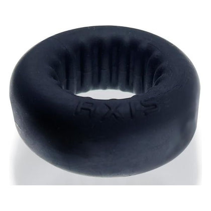 Oxballs Axis Rib Griphold Cock Ring Black Ice - The Ultimate Pleasure Enhancer for Men