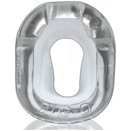 Oxballs Big-D Clear FlexTPR Cock Ring - Enhancing Pleasure for Men's Intimate Play