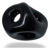 Oxballs Tri-Sport XL Black Rubber Cock and Ball Sling - Model TSXL-001 - For Men - Enhances Pleasure and Provides Support - Adult Naughty Store