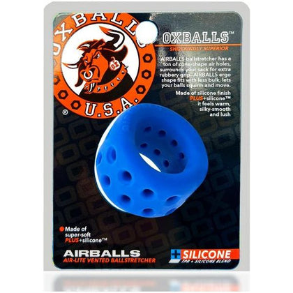OxBalls Airballs Ballstretcher Pool Blue Ice - Premium Silicone Male Genital Toy for Intense Pleasure