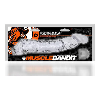 Oxballs Muscle Bandit Cocksheath Clear - A Sensational Male Pleasure Enhancer