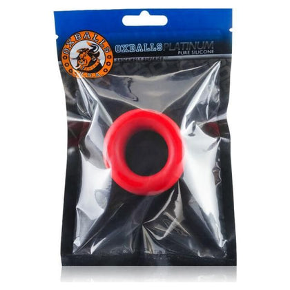 Atomic Jock Balls-T Ballstretcher - Silicone Smoosh Red Small (Model: BJ-1001) - Male Genital Enhancement for Intense Pleasure