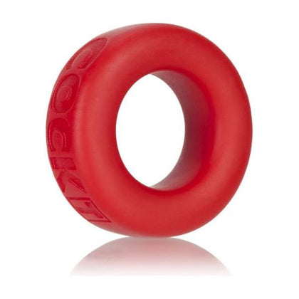 Atomic Jock Cock-T Small Comfort Cock Ring Silicone Smooth Smoosh Red - Model AJ-CT-001 - Male Pleasure Enhancer - Red