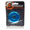 Atomic Jock Donut 2 Fatty Cock Ring - Ice Blue: Enhance Pleasure and Performance for Men - Adult Naughty Store