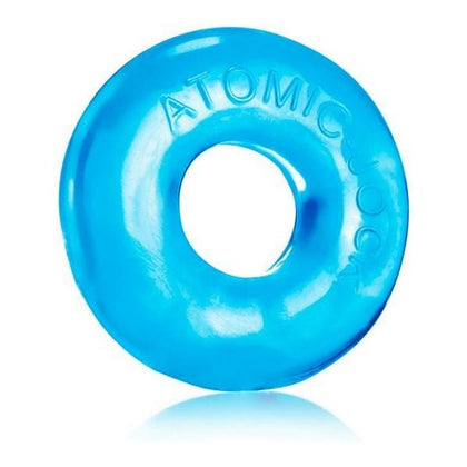 Atomic Jock Donut 2 Fatty Cock Ring - Ice Blue: Enhance Pleasure and Performance for Men - Adult Naughty Store