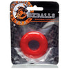 Oxballs Do-Nut 2 Cockring TPR Red - Ultimate Stretch and Pleasure for Men - Adult Naughty Store