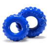 Truckt 2 Piece Cock Ring Set - Model TRK-2001 - Male - Enhances Pleasure - Police Blue - Adult Naughty Store