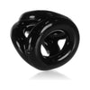 Atomic Jock Tri-Sport 3 Ring Sling - Versatile Cock and Ball Pleasure Enhancer for Men - Black