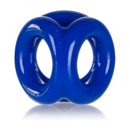 Atomic Jock Tri-Sport 3 Ring Sling - Police Blue - Versatile Cock and Ball Pleasure Enhancer for Men