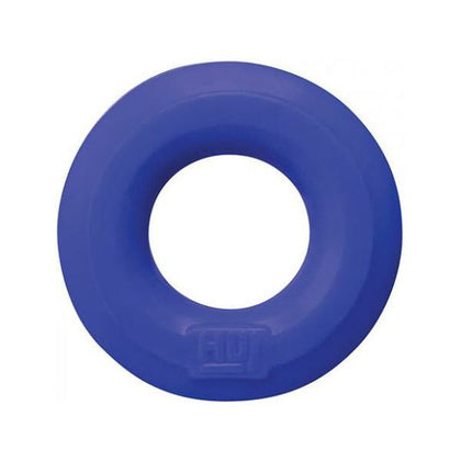 Oxballs Hunkyjunk HUJ C-Ring Cobalt Blue Cock Ring - A Versatile Pleasure Enhancer for Men