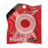Oxballs Hunkyjunk HUJ C-Ring Ice Clear Cock Ring - Model HJ-001 - Male Pleasure Toy - Enhances Erection and Stimulation - Clear