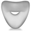 Oxballs Hunkyjunk Form Cock Ring Clear Ice - Model FCR-2023 - Male Genital Pleasure Enhancer - Transparent