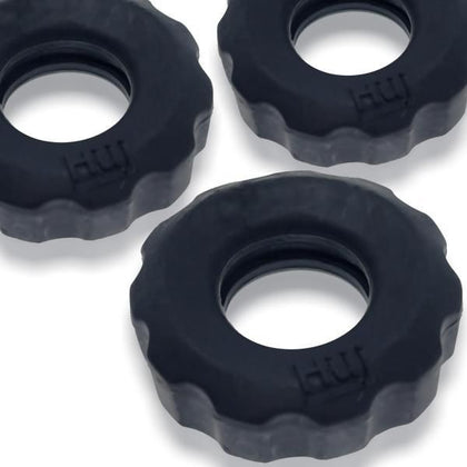 Oxballs Super HUJ Tar Ice 3 Pack Cock Rings - Ultimate Pleasure Enhancers for Men's Firm Performance - Model 2022