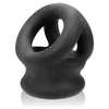 Oxballs Tri Squeeze Cocksling Ball Stretcher Black Ice - The Ultimate Silicone TPR Blend Cock Sling and Ball Stretcher for Enhanced Pleasure and Performance - Adult Naughty Store