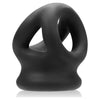 Oxballs Tri Squeeze Cocksling Ball Stretcher Black Ice - The Ultimate Silicone TPR Blend Cock Sling and Ball Stretcher for Enhanced Pleasure and Performance - Adult Naughty Store