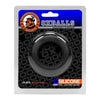 Oxballs Air Airflow Cock Ring Silicone/TPR Blend Black - Enhance Your Pleasure with the Lightweight Power of Air - Adult Naughty Store