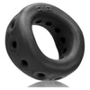 Oxballs Air Airflow Cock Ring Silicone/TPR Blend Black - Enhance Your Pleasure with the Lightweight Power of Air - Adult Naughty Store