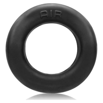 Oxballs Air Airflow Cock Ring Silicone/TPR Blend Black - Enhance Your Pleasure with the Lightweight Power of Air - Adult Naughty Store