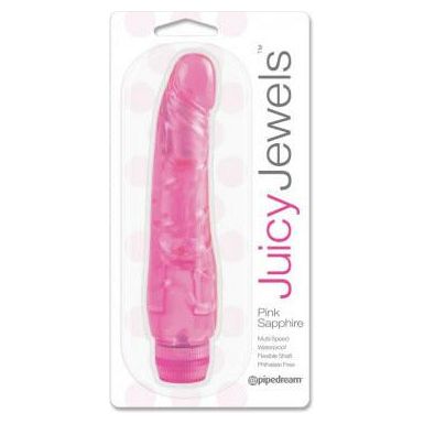 Juicy Jewels Pink Sapphire Realistic Vibrator - Ultimate Pleasure for Her - Adult Naughty Store