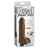 Real Pleasure Lifelike Toyz No.2 Vibrating Dildo - Brown - Adult Naughty Store