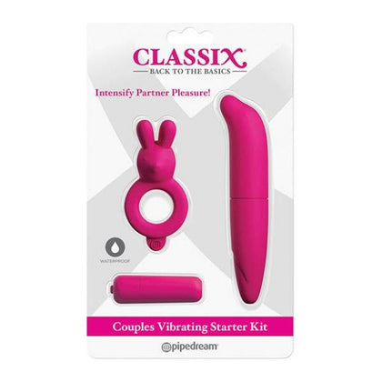 Classix Couples Vibrating Starter Kit - Pink - Adult Naughty Store