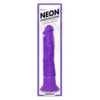 Introducing the Neon Luv Touch Wall Banger Purple Vibrating Dildo - The Ultimate Pleasure Companion for Intense Stimulation!